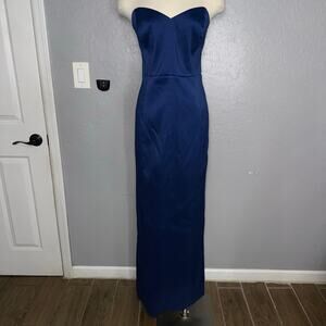 Donna Karan New York Women's Strapless Gown - Sapphire, 12